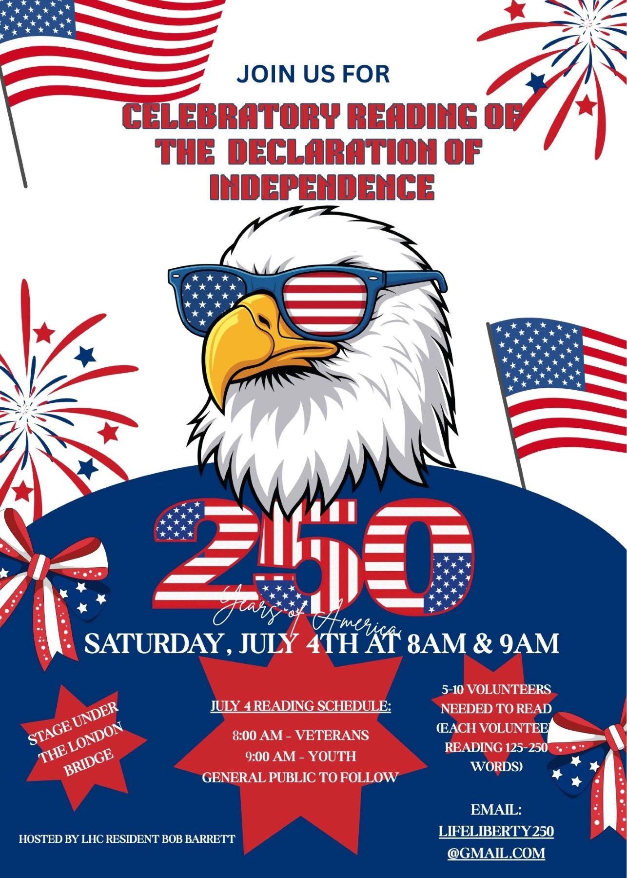 Celebratory reading of the Declaration of Independence